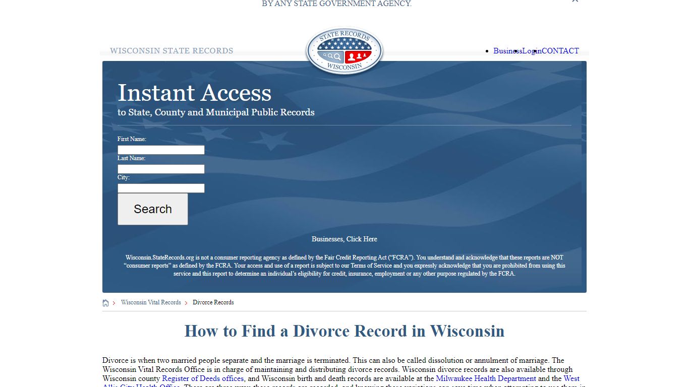 How to Find a Divorce Record in Wisconsin